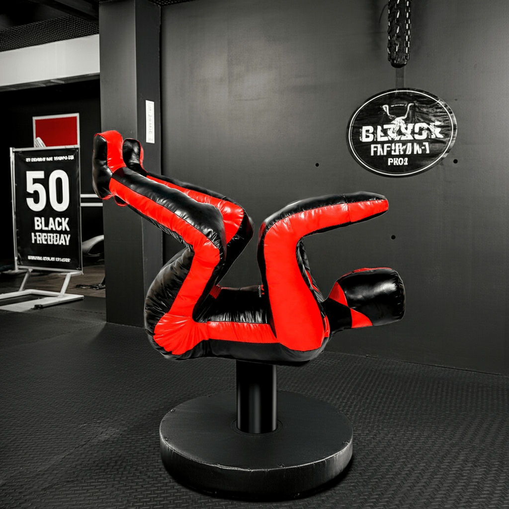 FILLED Sitting MMA Grappling Dummy – BJJ, Wrestling, Judo & Martial Arts Training - Spidy