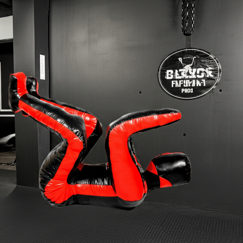 FILLED Sitting MMA Grappling Dummy – BJJ, Wrestling, Judo & Martial Arts Training - Spidy