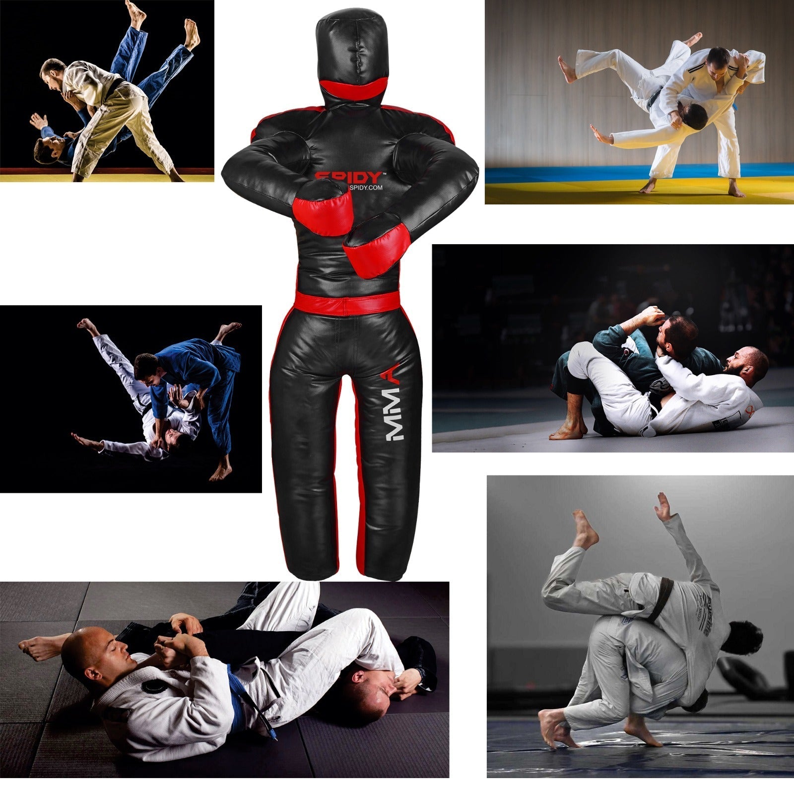 MMA Grappling Dummy – Standing BJJ Wrestling & Martial Arts Training Dummy - Spidy